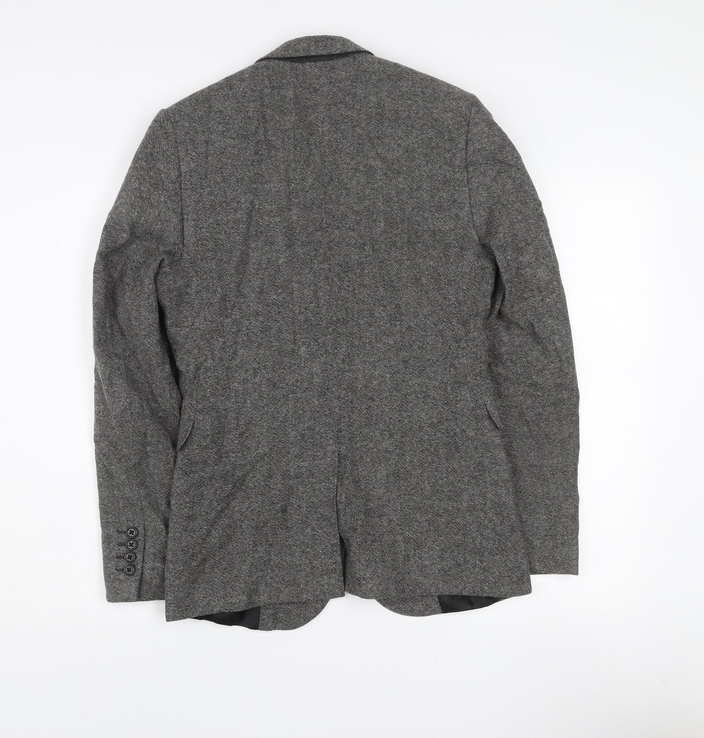 Cedar Wood State Men's Grey Herringbone Tweed Blazer XS