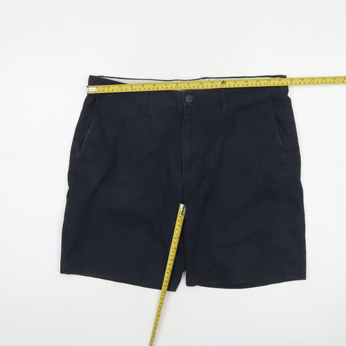 H&M L.O.G.G. Men's Blue Chino Shorts Size 34 Regular Fit