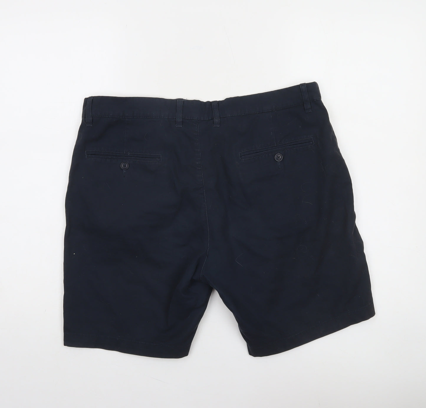 H&M L.O.G.G. Men's Blue Chino Shorts Size 34 Regular Fit