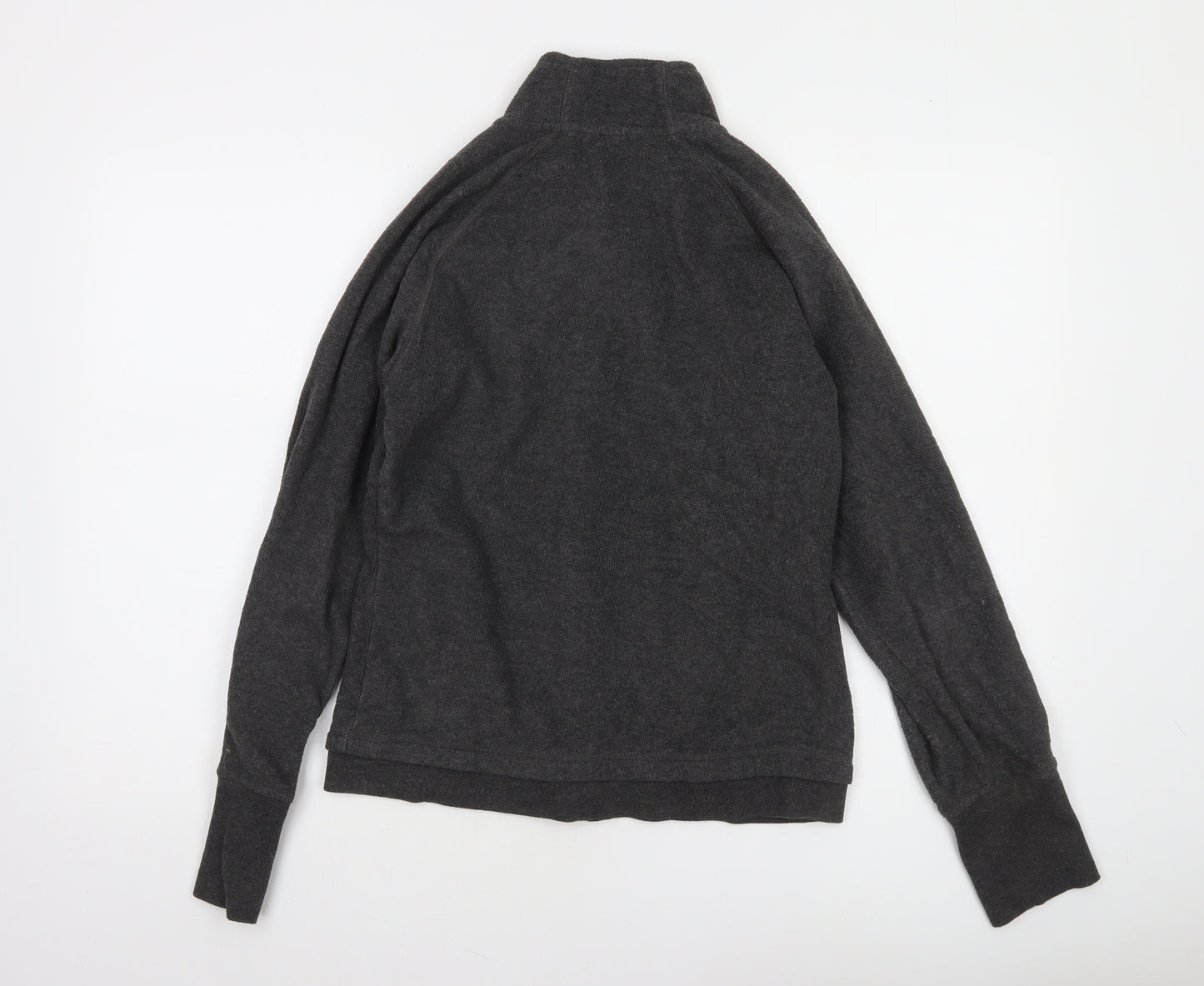 LA Gear Womens Black Fleece Full Zip Jacket Size 10