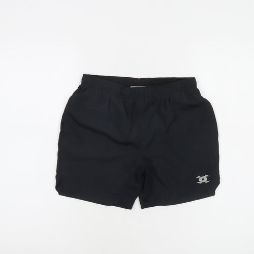 John Smith Boys Black Swim Shorts Size 10 Quick Dry Polyester