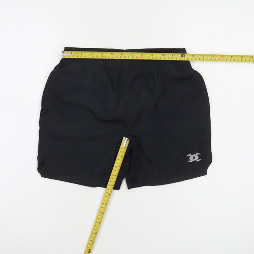 John Smith Boys Black Swim Shorts Size 10 Quick Dry Polyester
