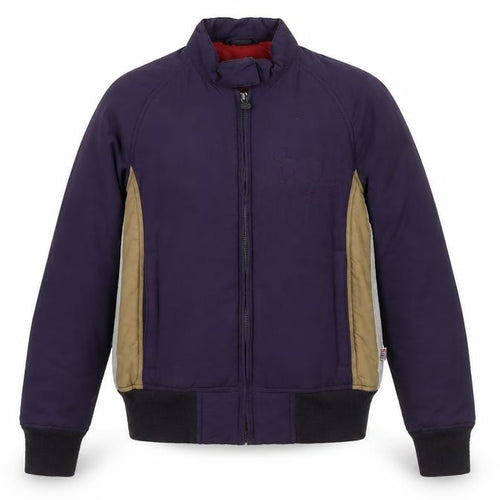 Diesel Womens Purple Cotton Bomber Jacket S Casual Zip Style
