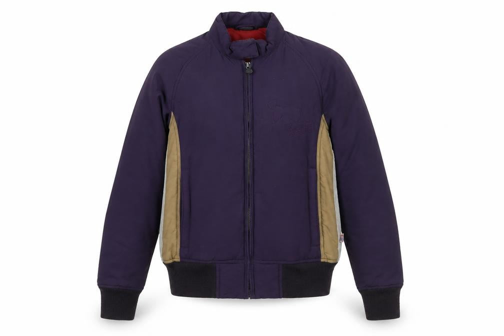 Diesel Womens Purple Cotton Bomber Jacket S Casual Zip Style