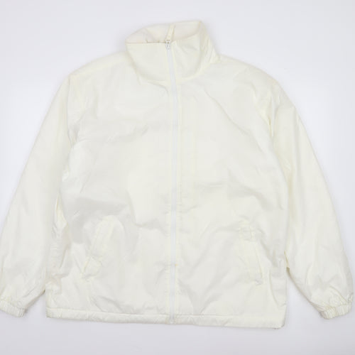 Blue Wave Mistral Men's Ivory Nylon Full Zip Jacket M