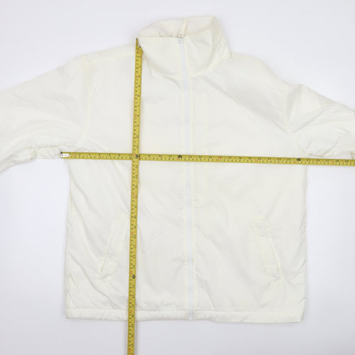 Blue Wave Mistral Men's Ivory Nylon Full Zip Jacket M