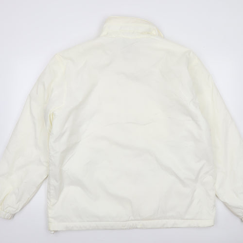 Blue Wave Mistral Men's Ivory Nylon Full Zip Jacket M