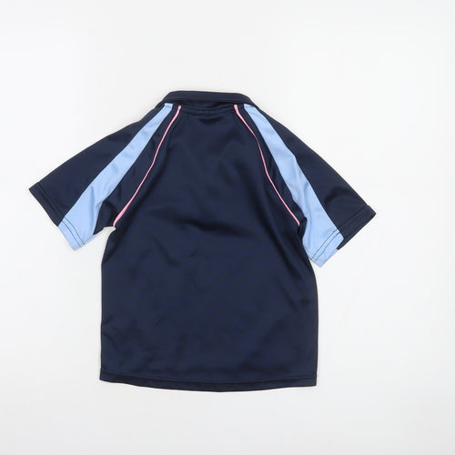Scimitar Boys Blue Rugby Tots 4-5 Years Polo Shirt Sports Top