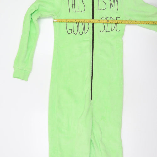 Star Wars Women’s Green Fleece Onesie S The Child Hooded Zip Up