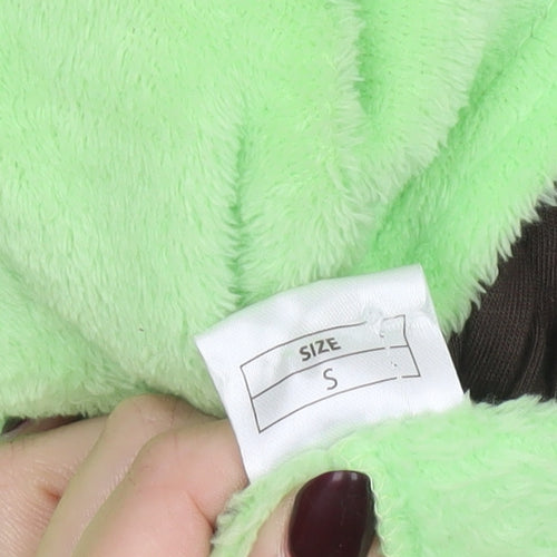 Star Wars Women’s Green Fleece Onesie S The Child Hooded Zip Up