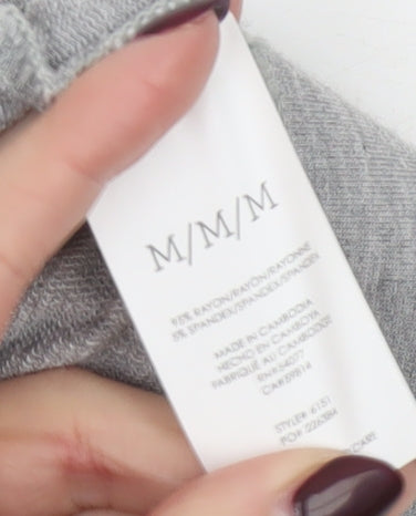 Cabi Women’s Grey Sleeveless Jumpsuit Medium Rayon Blend Casual