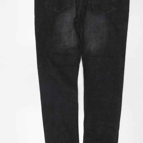 Denim Co Mens Black Skinny Jeans W36 L32 Stretch Denim
