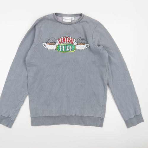 Friends Women's Grey Central Perk Sweatshirt Size 2XS