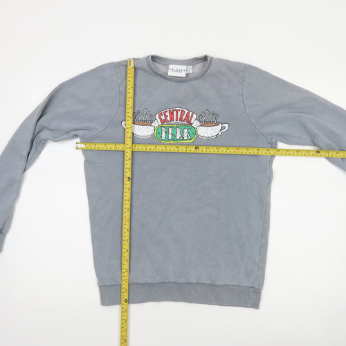 Friends Women's Grey Central Perk Sweatshirt Size 2XS