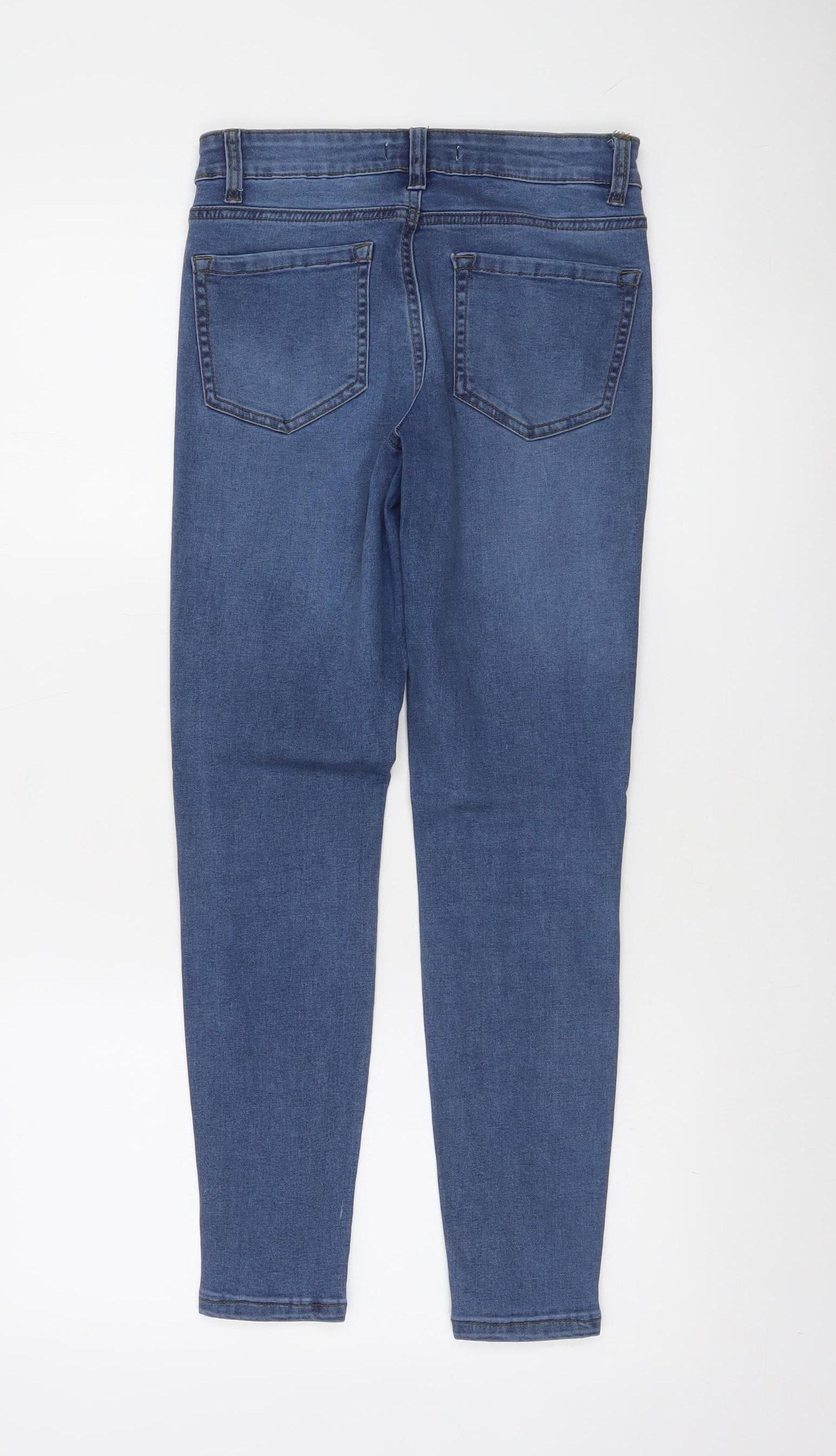 Denim Co Women's Blue Skinny Jeans Size 10 Slim Fit