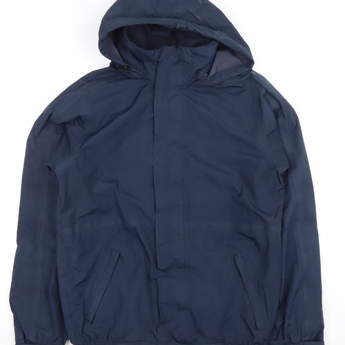 Regatta Professional Men's Blue Waterproof Hooded Work Jacket Size S