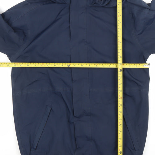 Regatta Professional Men's Blue Waterproof Hooded Work Jacket Size S