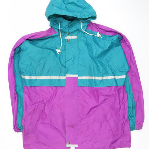 Chillstopper Men’s Multicoloured 90s Windproof Hooded Anorak Jacket M