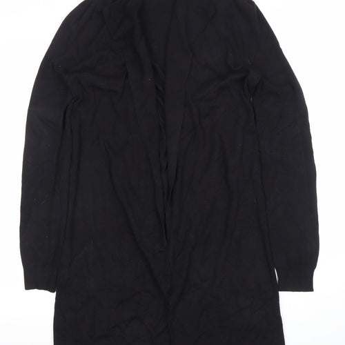 Marks and Spencer Women Black Small Lightweight Knit Cardigan