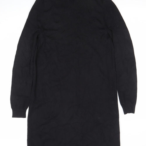 Marks and Spencer Women Black Small Lightweight Knit Cardigan