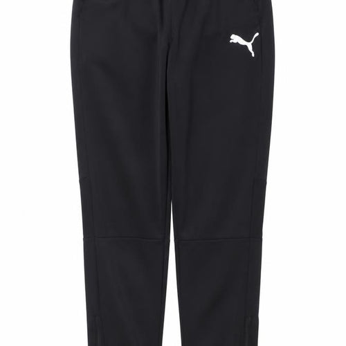 Puma Boys Black 13-14 Years Track Pants Quick Dry Stretch Tapered