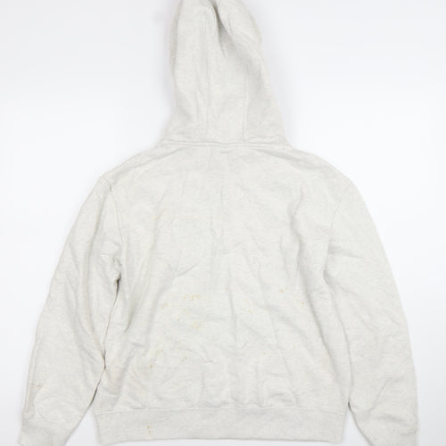 Champion Men's Grey Small Pullover Hoodie Logo Fleece Sweatshirt
