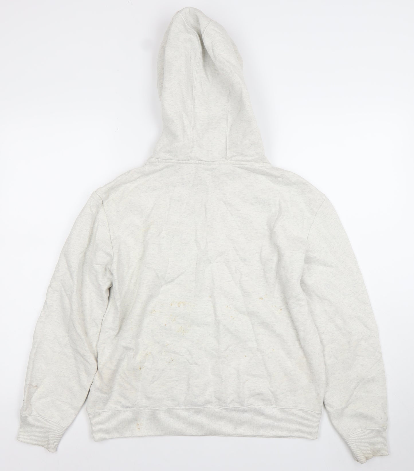 Champion Men's Grey Small Pullover Hoodie Logo Fleece Sweatshirt