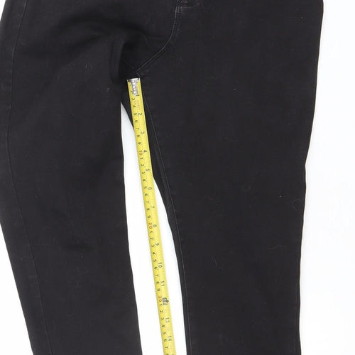 Denim Co Women Black Skinny Jeans Size 16 Cotton Blend