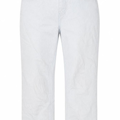 Dunnes Women’s Blue Striped Straight Leg Jeans Size 10