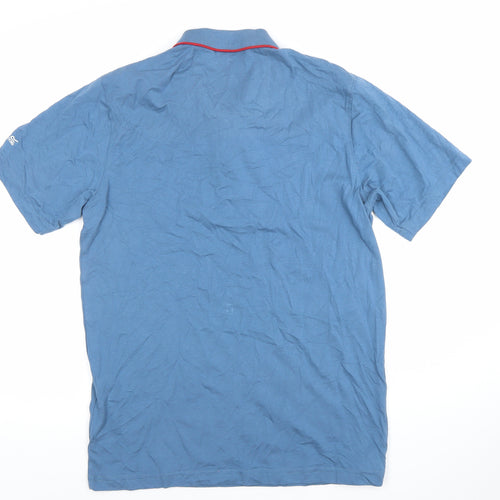 Regatta Great Outdoors Men's Blue Cotton Polo Shirt Size M