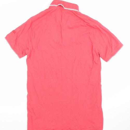 Regatta Men's Red Cotton Polo Shirt M Short Sleeve Outdoor Casual