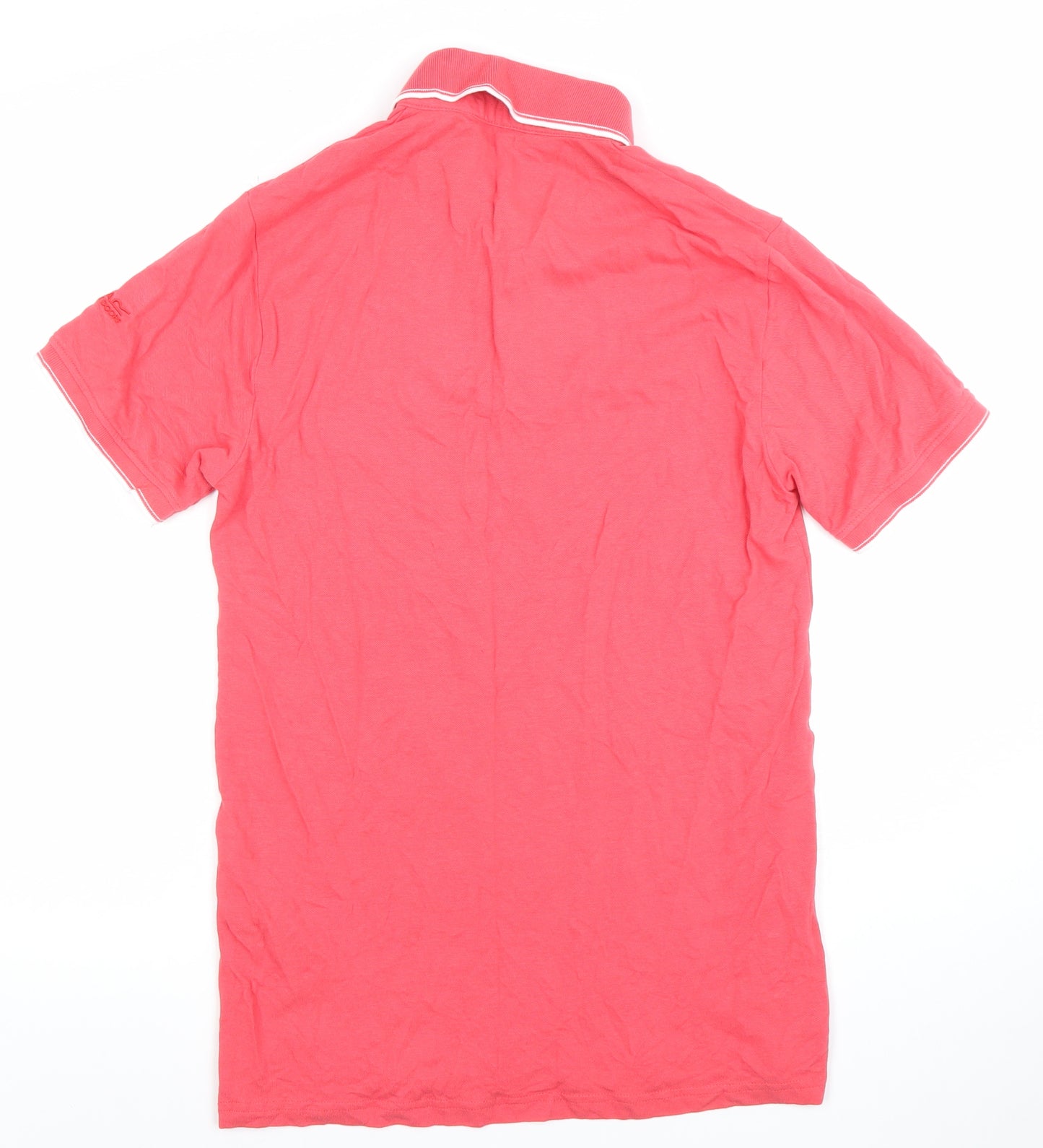 Regatta Men's Red Cotton Polo Shirt M Short Sleeve Outdoor Casual