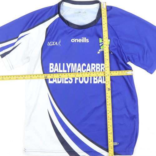 O'Neills Boys Blue 8-10 Years Ballymacarby Football Jersey T-Shirt