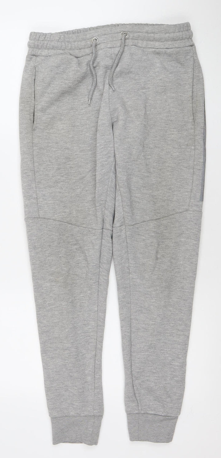 NICCE Men's Grey Small Jogger Sweatpants Cotton Blend