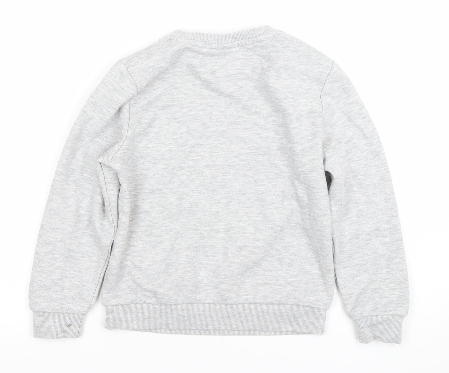 Marvel Boys Grey Spider-Man Miles Morales Sweatshirt 5-7 Years Cotton Blend