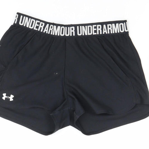 Under Armour Womens Black Athletic Shorts M Moisture Wicking Lightweight