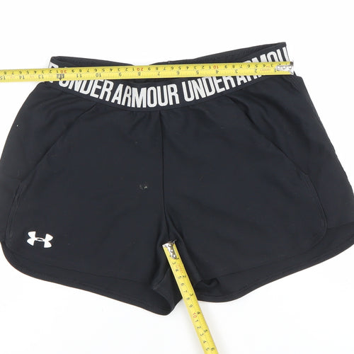 Under Armour Womens Black Athletic Shorts M Moisture Wicking Lightweight