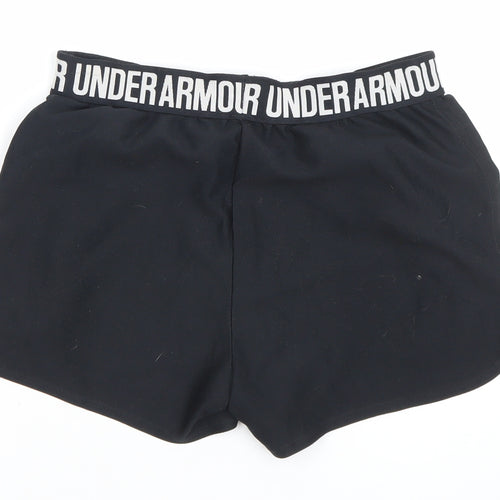 Under Armour Womens Black Athletic Shorts M Moisture Wicking Lightweight
