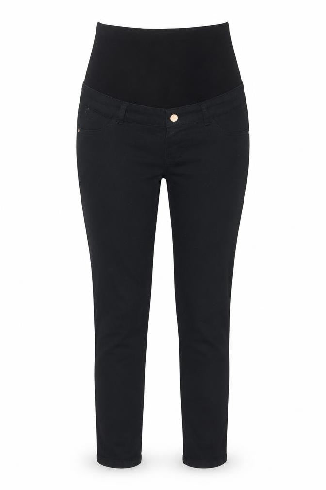 Mamalicious Women's Black Maternity Skinny Jeans Size 29/32