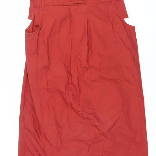Banana Republic Women's Red Cotton Shift Dress L