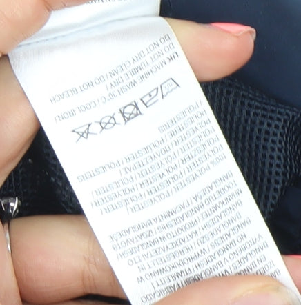 Slazenger Men's Navy Blue Athletic Shorts Size L Elastic Waist