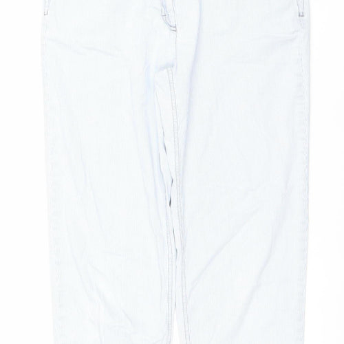 7 For All Mankind Womens Blue Straight Jeans Size L