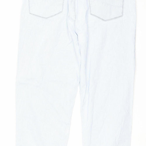 7 For All Mankind Womens Blue Straight Jeans Size L
