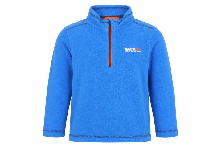 Regatta Boys Blue Fleece 1/2 Zip Hoodie Sweatshirt Size 5-6 Years