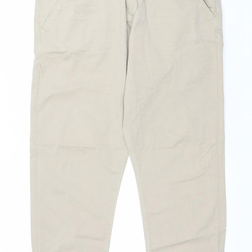 Phenix Men's Beige Chino Trousers 36 Regular Cotton Stretch