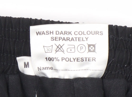 Intosport Men’s Black Track Pants M Quick Dry Straight Leg