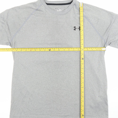 Under Armour Men Grey M HeatGear Loose Fit Active T-Shirt