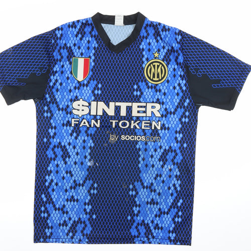 L.C. SPORT Men’s Blue Inter Milan Football Jersey Shirt S