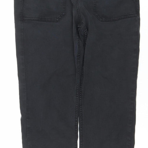 F&F Women's Black Straight Stretch Jeans Size 12