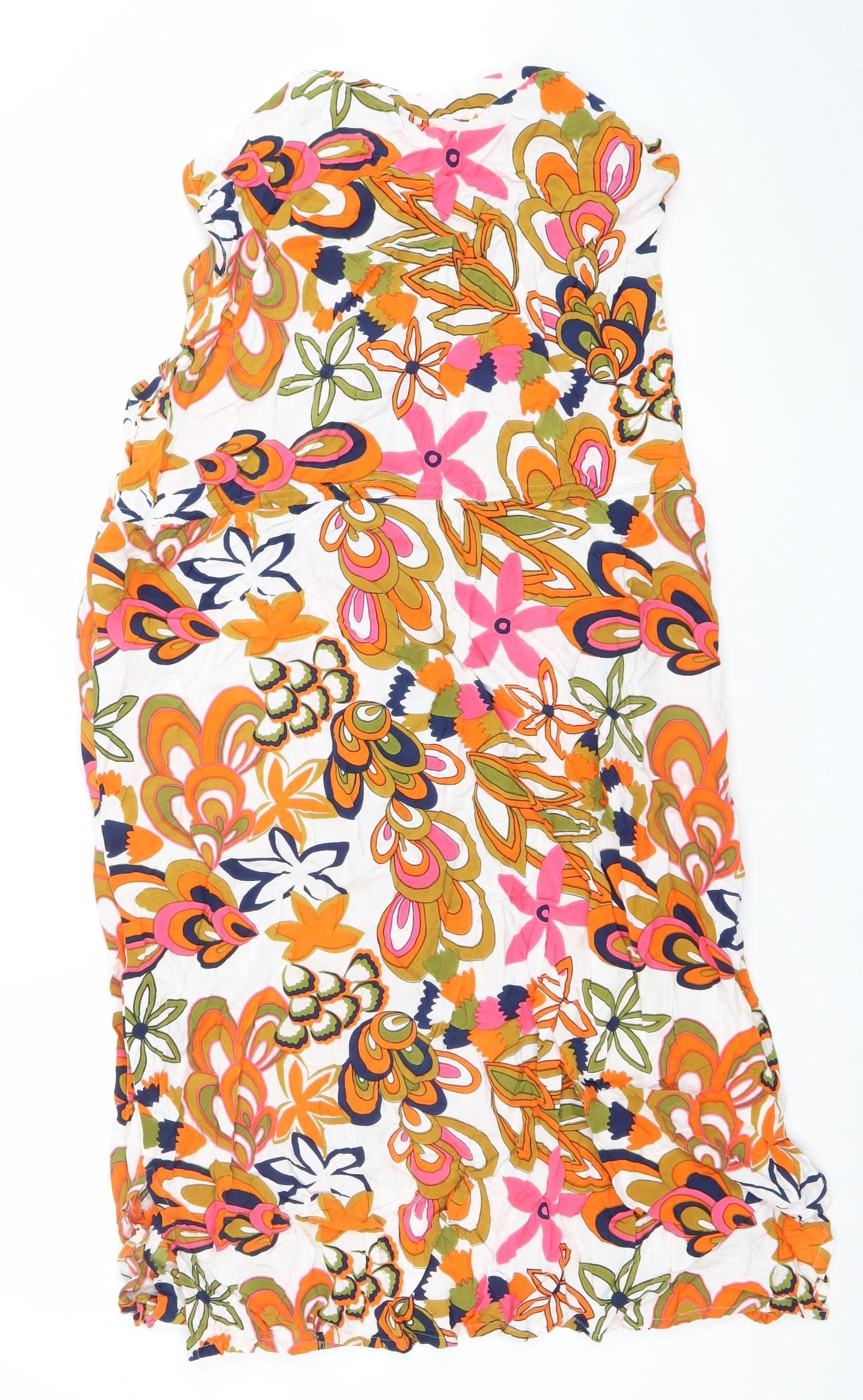 Grace Boutique Women’s Multicoloured Bohemian Midi Dress Size 14 Viscose
